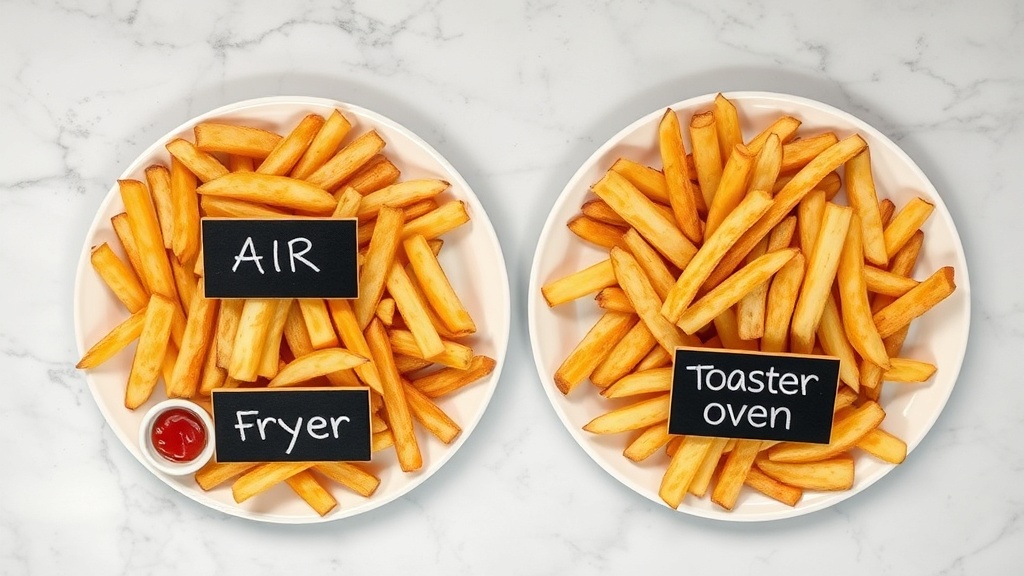 air fryer vs toaster oven frozen french fries which is crispier