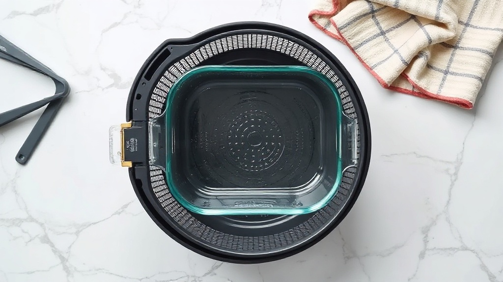 can you put a glass dish in an air fryer