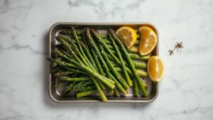 how long to roast asparagus in toaster oven at 400