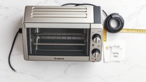 how many watts does a toaster oven need to replace a full size oven