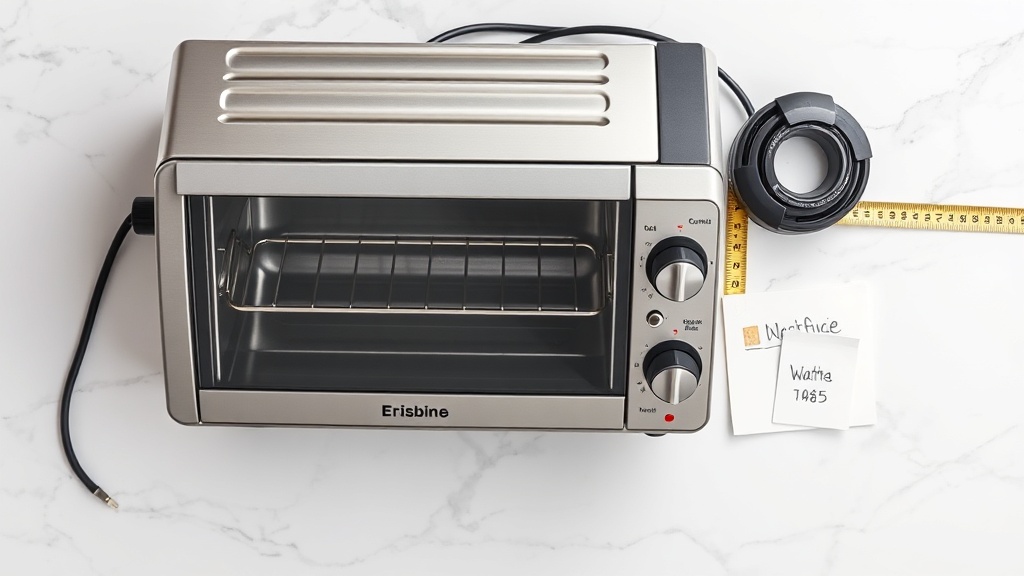 how many watts does a toaster oven need to replace a full size oven