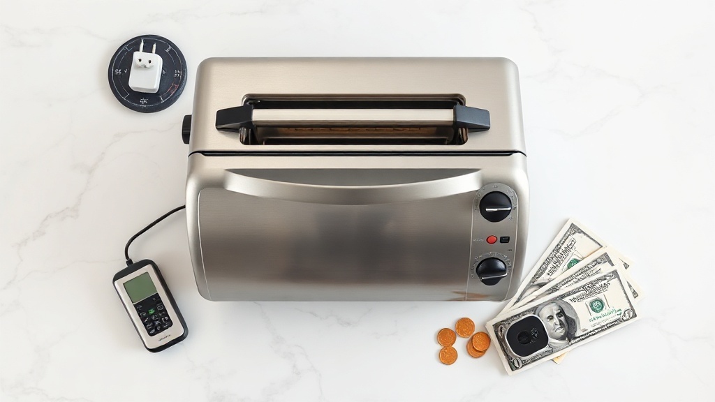 how much does it cost to run a toaster oven per month