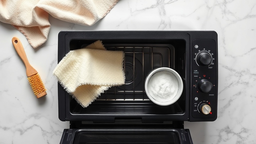 how to clean toaster oven heating elements without removing them