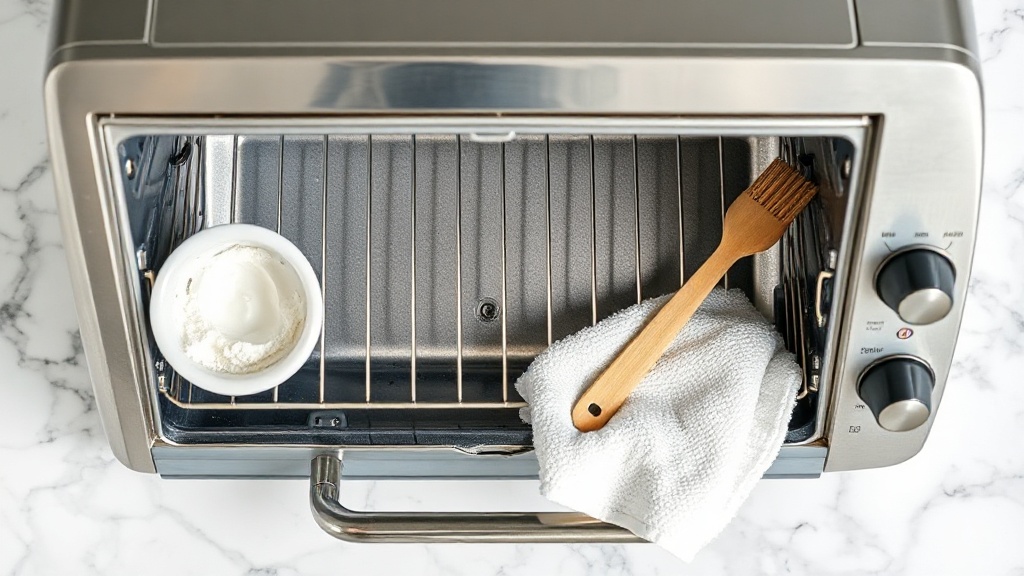 how to clean toaster oven heating elements without removing them