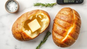 how to convert oven baked potato cook time to air fryer