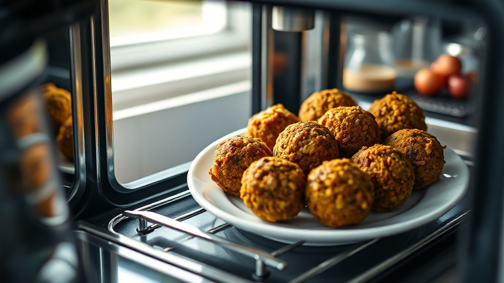 how to reheat falafel in toaster oven