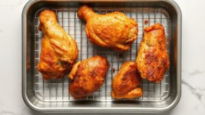 how to reheat fried chicken in toaster oven without drying out