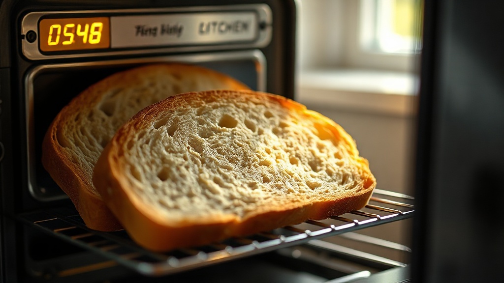 how to toast sourdough bread in toaster oven without burning