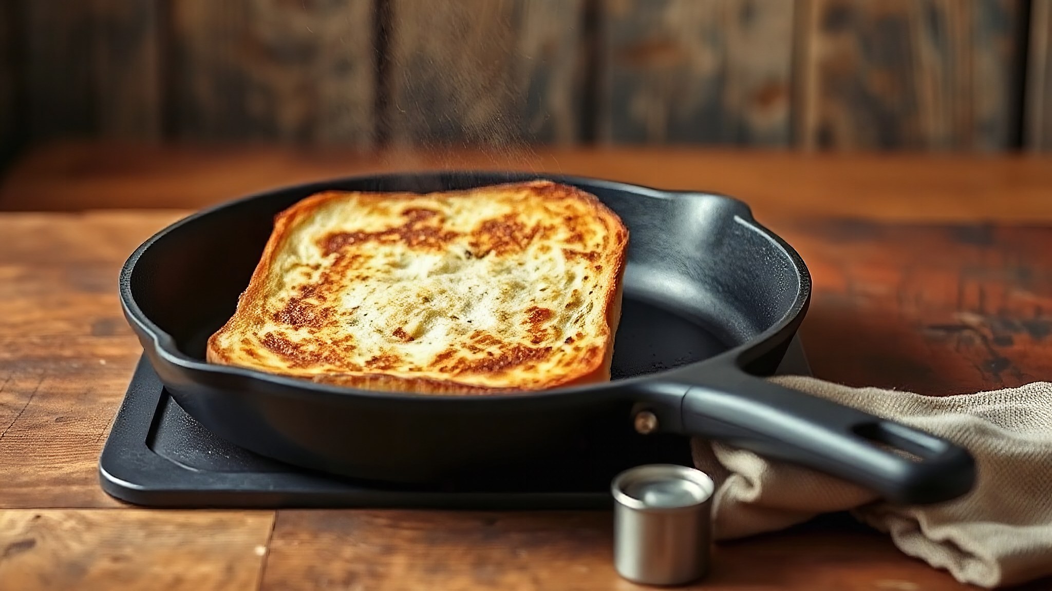 Toast in a Panini Press