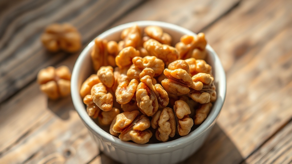 toasted walnuts in toaster oven