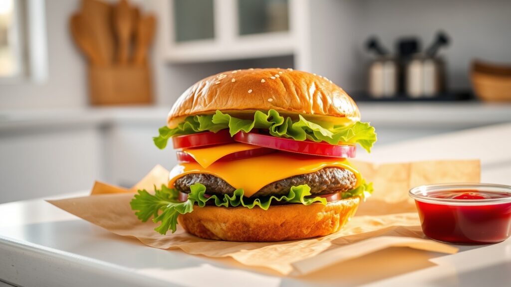 Air Fryer or Toaster Oven Burgers (Juicy, No Grill Required)