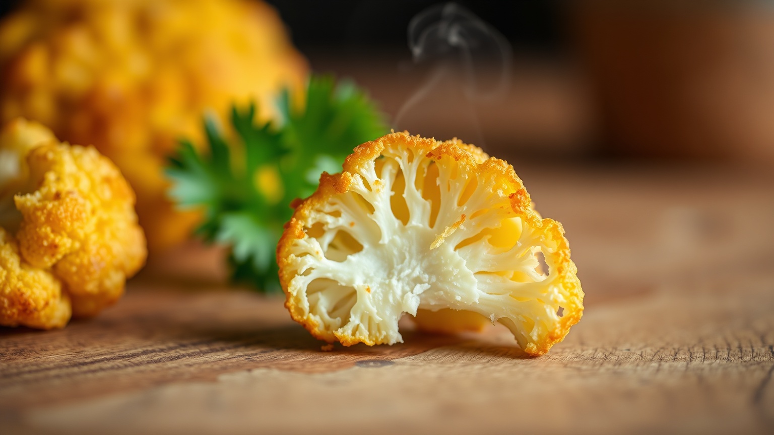 air fryer frozen cauliflower florets temperature and cook time