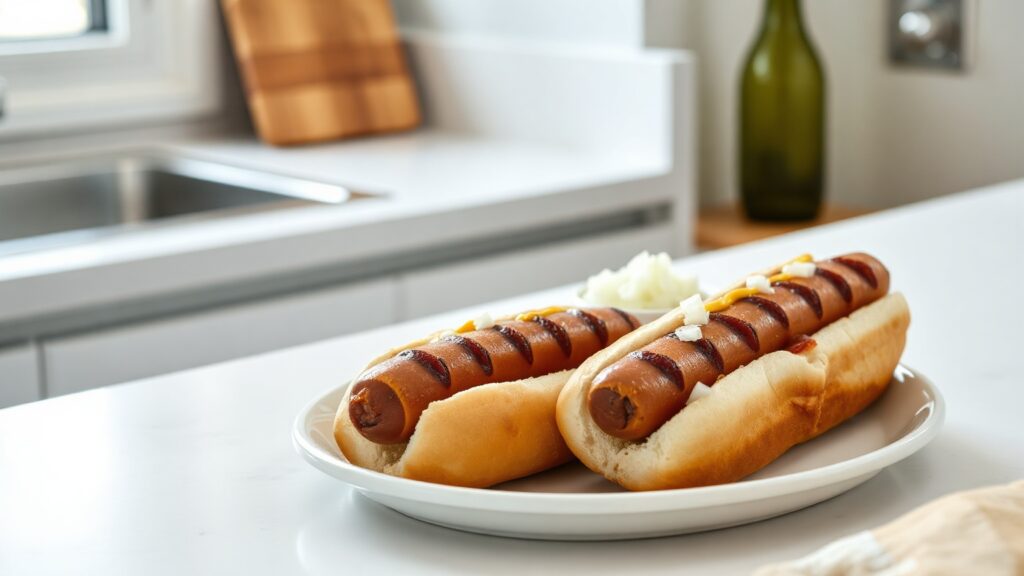 Air Fryer or Toaster Oven Hot Dogs (Crispy Skin, Juicy Inside)