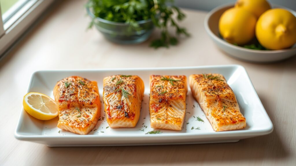 Air Fryer or Toaster Oven Salmon (Crispy Skin, Flaky Inside)