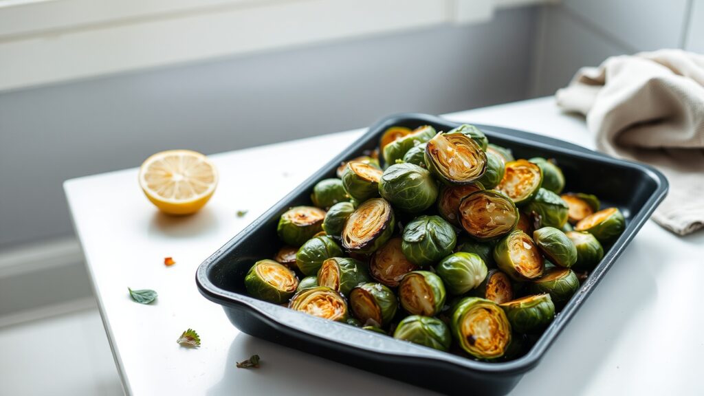 Air Fryer Toaster Oven Brussels Sprouts (Crispy, Caramelized, Addictive)