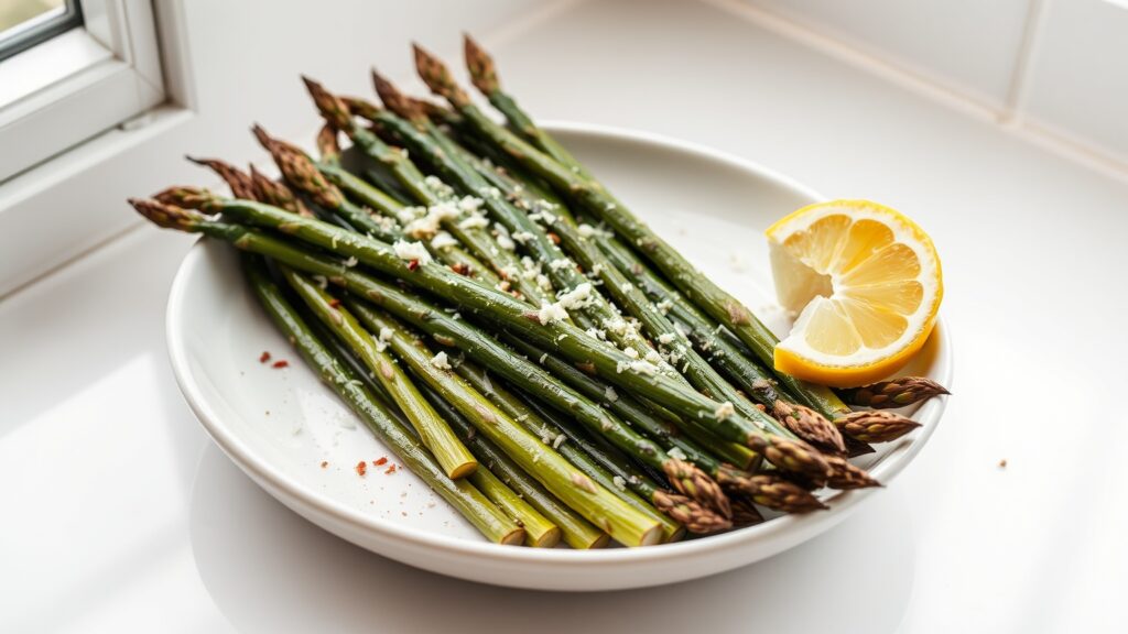 Air Fryer Toaster Oven Asparagus (Crispy Tips, Tender Stalks)