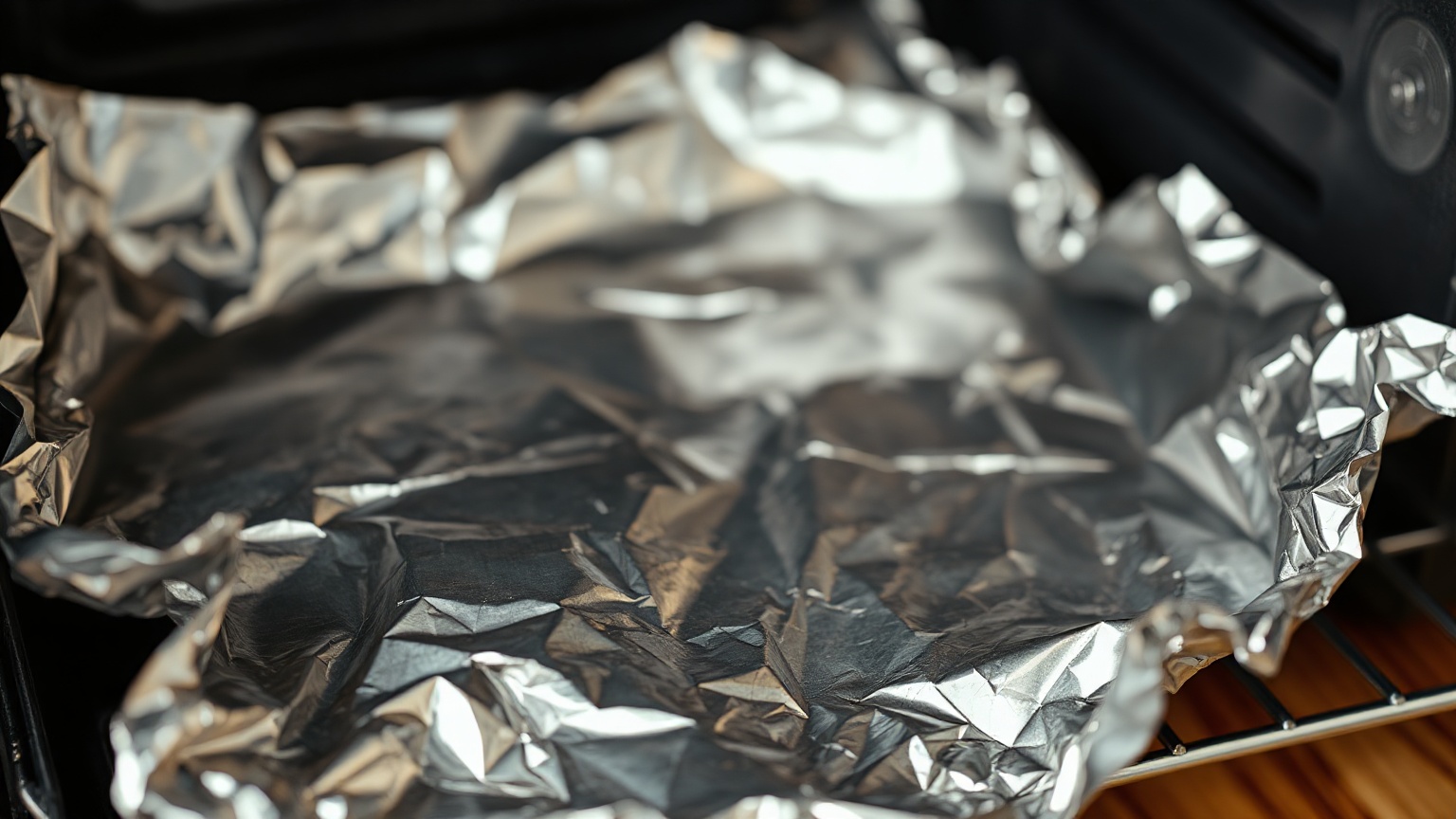 can you use aluminum foil on the bottom of a toaster oven