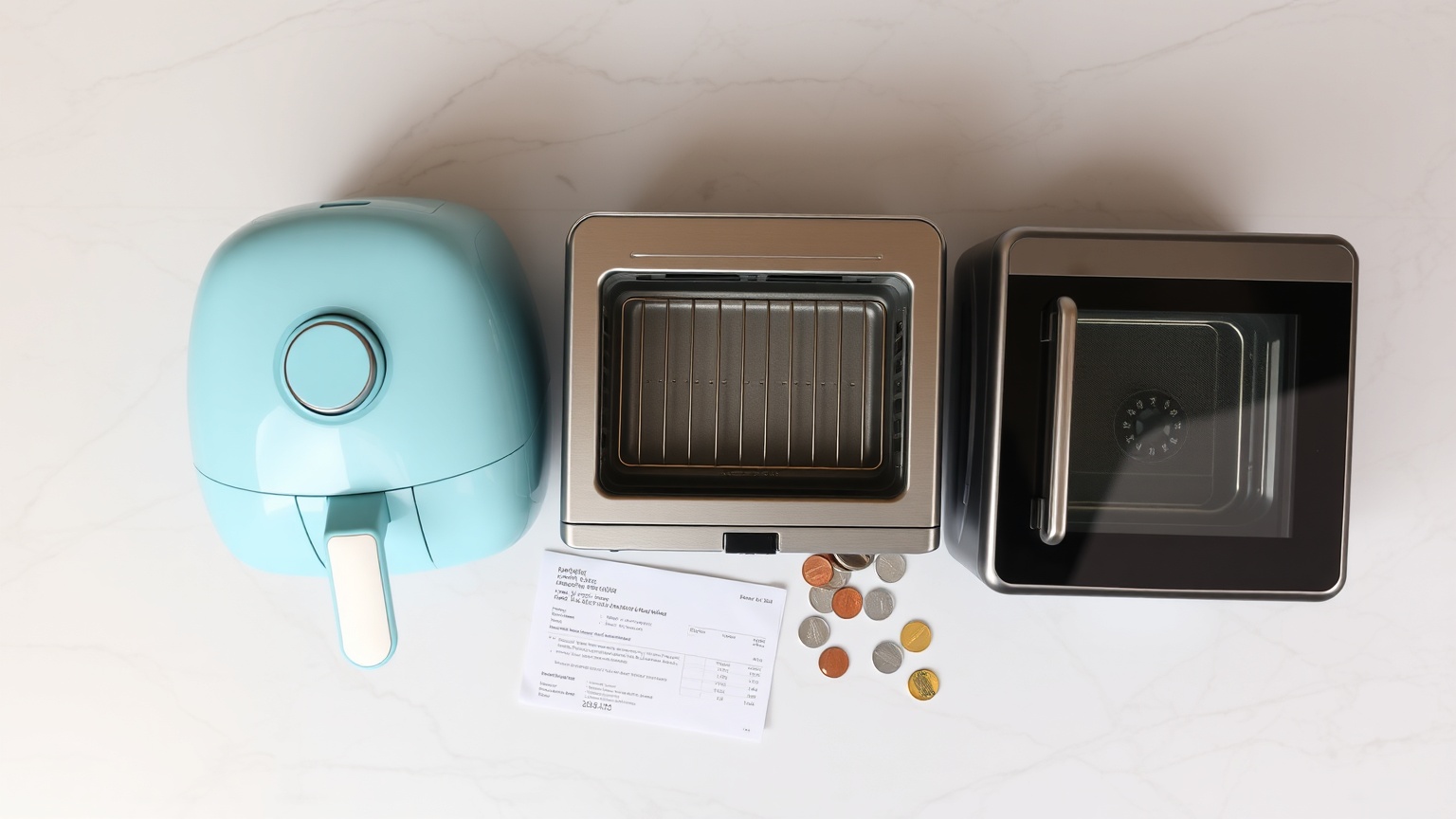 does an air fryer use less electricity than a full size oven