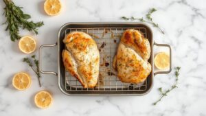 how long to cook chicken breast in toaster oven at 400