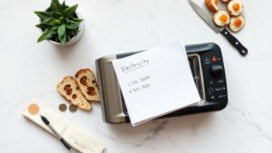 how much does it cost to run a toaster oven per month