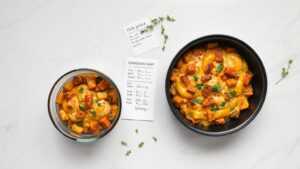 how to convert oven casserole cook time to air fryer