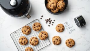 how to convert oven cookie bake time to air fryer