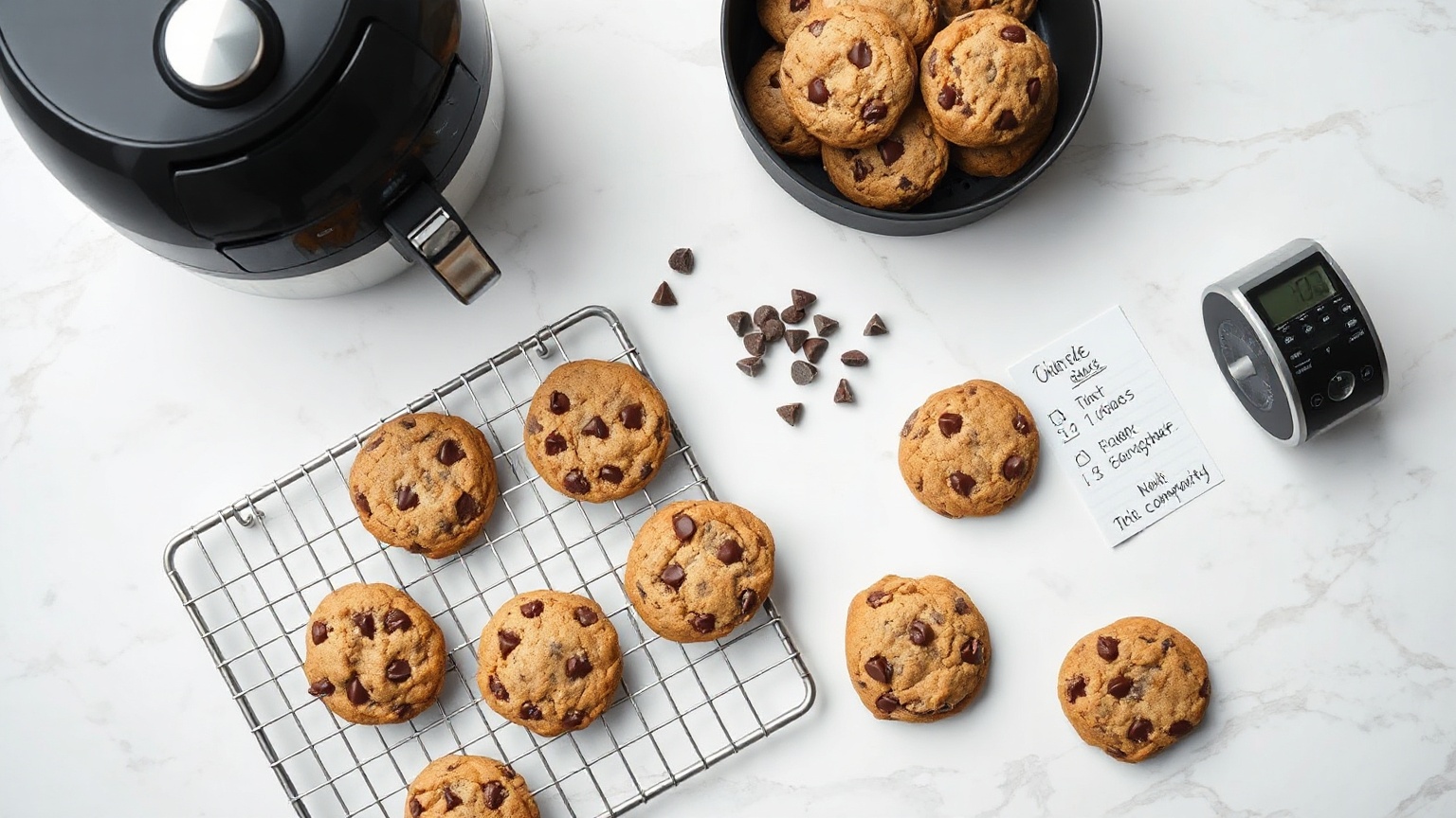 how to convert oven cookie bake time to air fryer