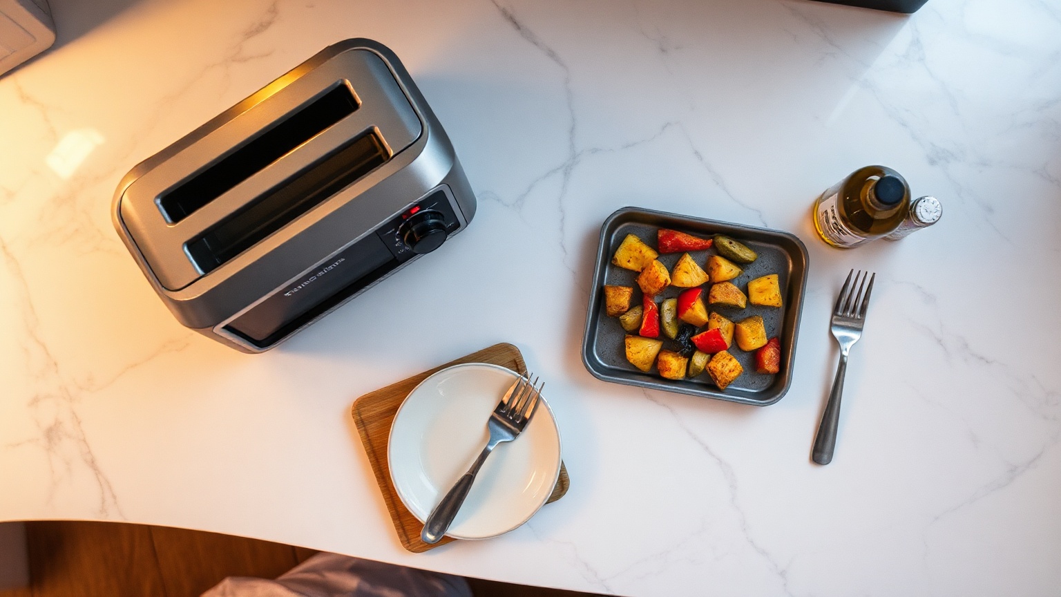 how to cook a full meal in a toaster oven in a dorm room