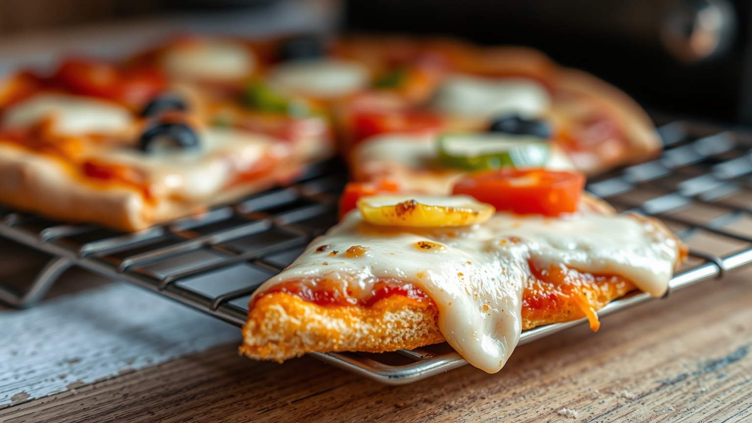 how to reheat restaurant pizza in toaster oven without drying out crust