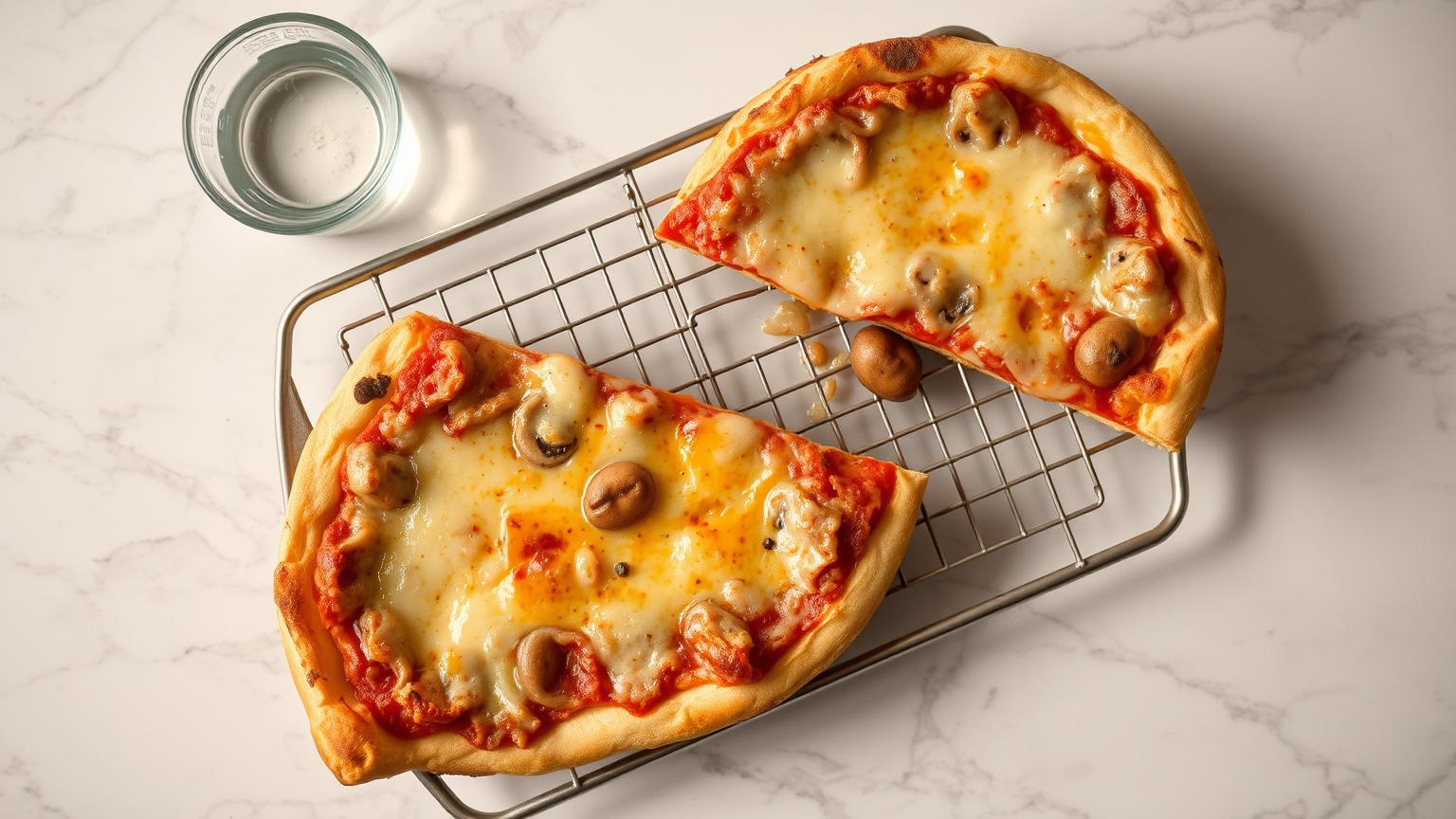 how to reheat restaurant pizza in toaster oven without drying out crust