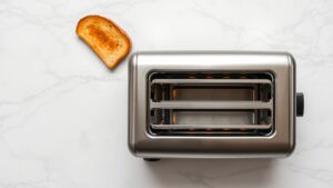 what temperature does a toaster get inside