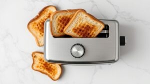 what temperature does a toaster heat up to on each setting