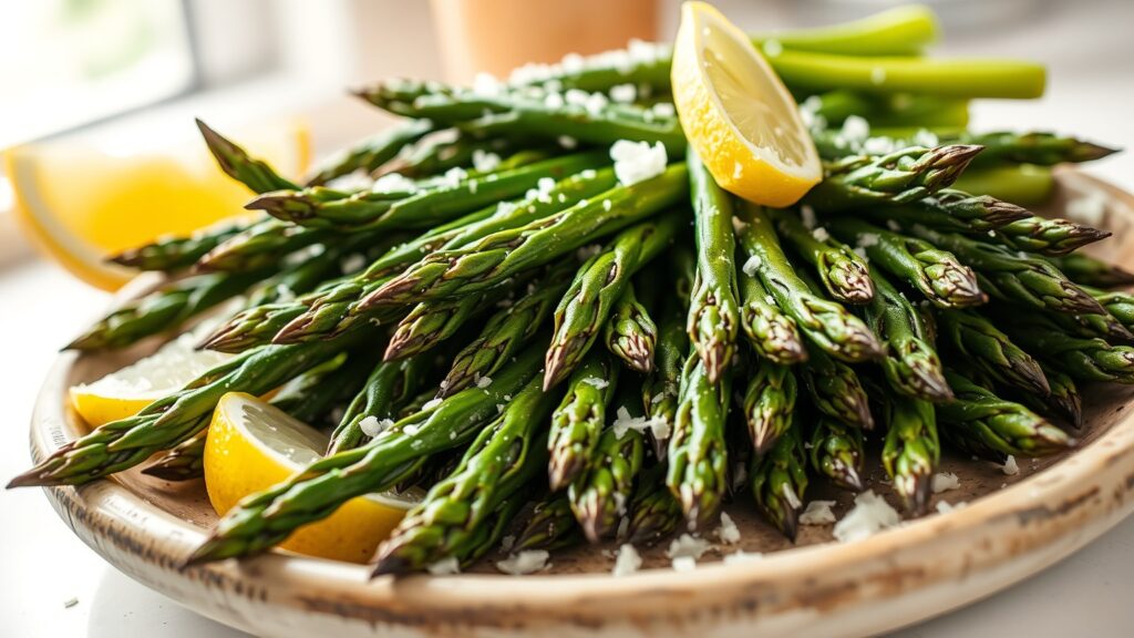 Air Fryer or Toaster Oven Asparagus (Crispy Tips, Tender Stalks)