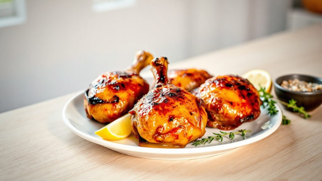 Air Fryer or Toaster Oven Chicken Thighs (Crispy Skin, Juicy Inside)