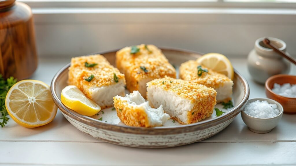Air Fryer or Toaster Oven Cod (Crispy, Flaky, Done in 15 Minutes)