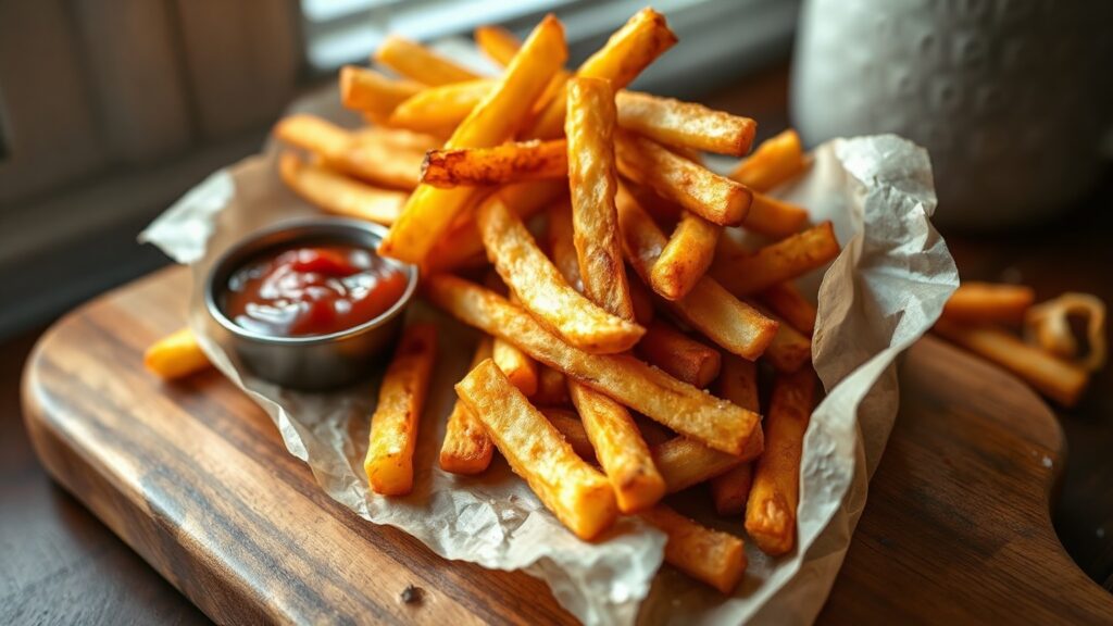 Air Fryer or Toaster Oven French Fries (Crispy, Golden, No Deep Frying)