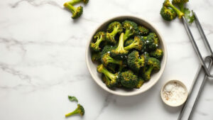 air fryer frozen broccoli time and temperature