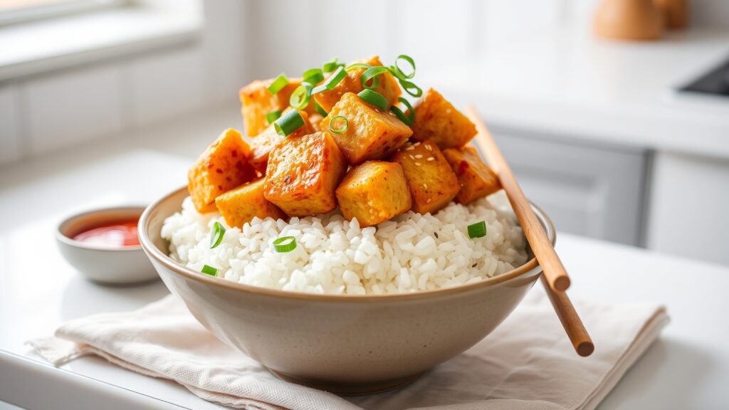 Air Fryer Toaster Oven Tofu (Crispy Outside, Tender Inside)