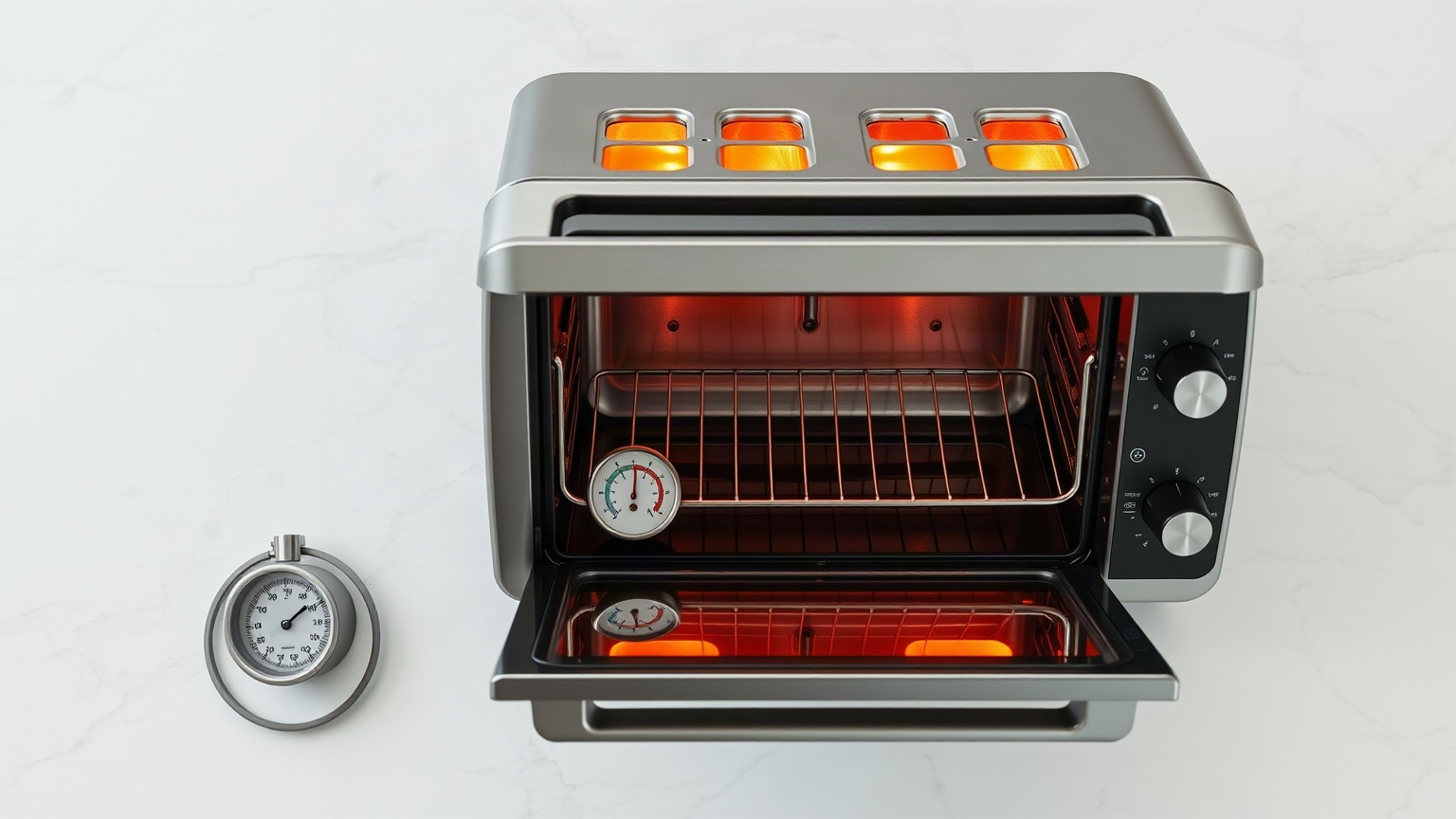 how does a toaster oven thermostat actually work