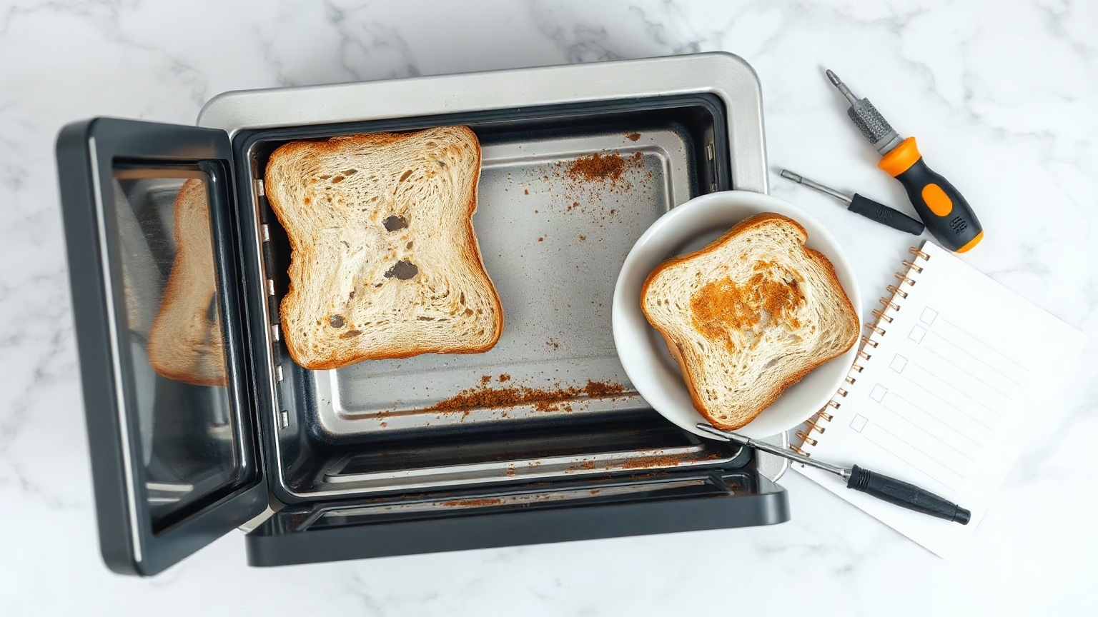 how long does a toaster oven last before it stops heating properly