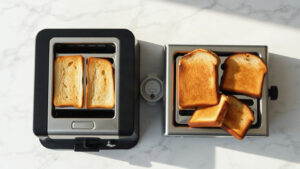 how many watts does a 2-slice toaster use compared to a 4-slice