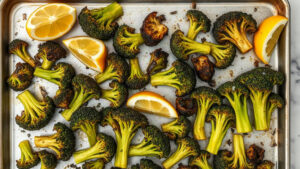 how to roast broccoli in a toaster oven without getting soggy
