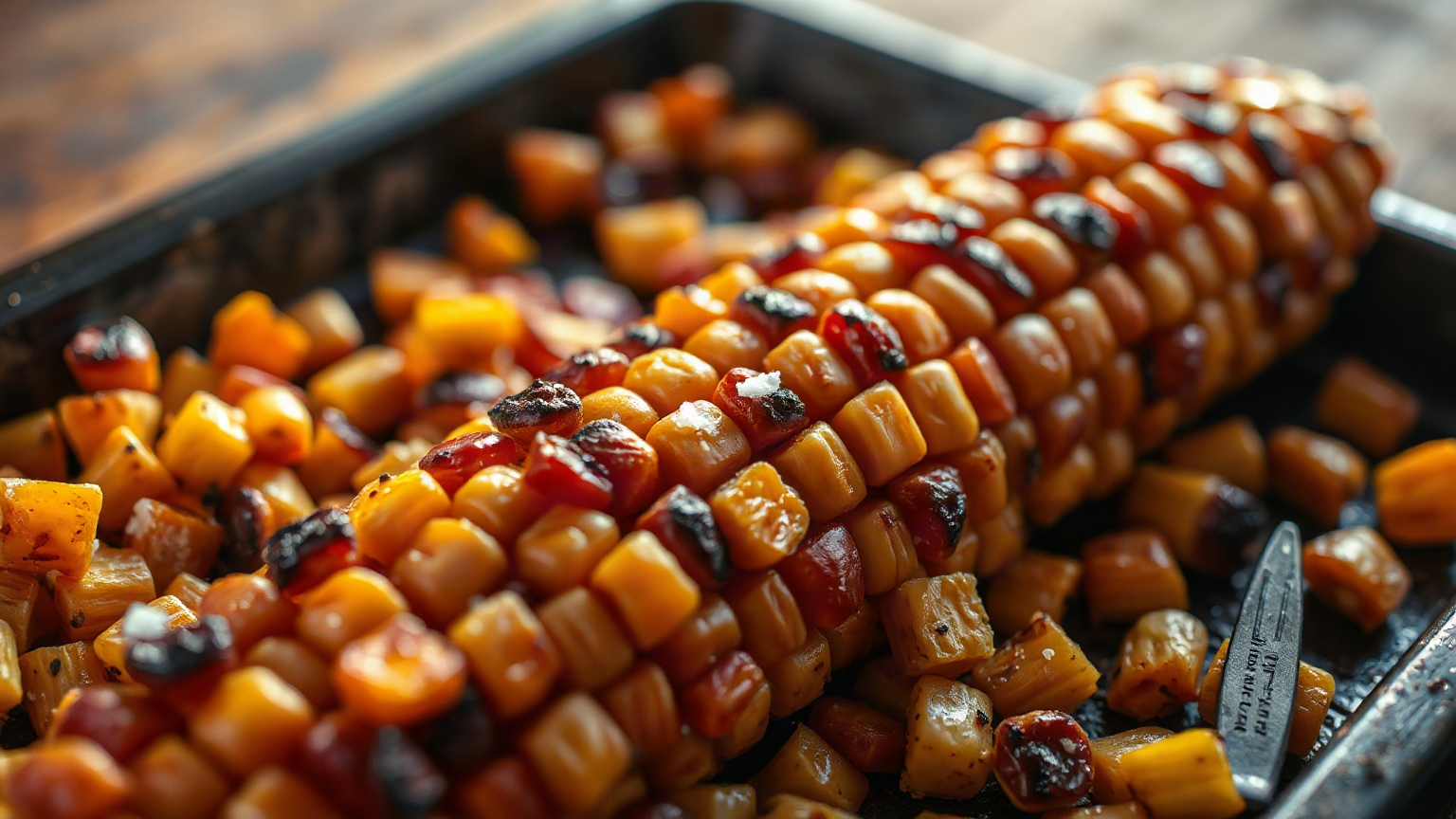 how to roast frozen corn in toaster oven