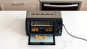 is it safe to leave a toaster oven on when not home