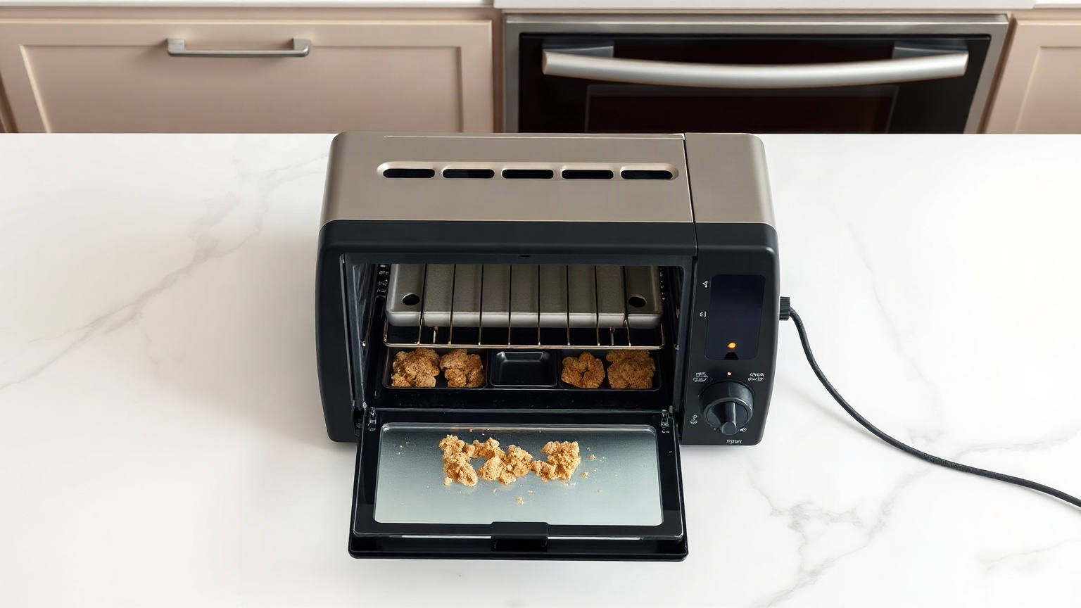 is it safe to leave a toaster oven on when not home