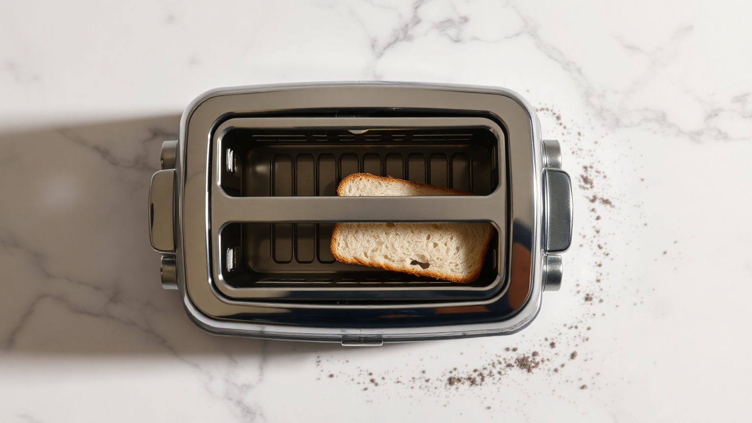 toaster sparks when bread goes in