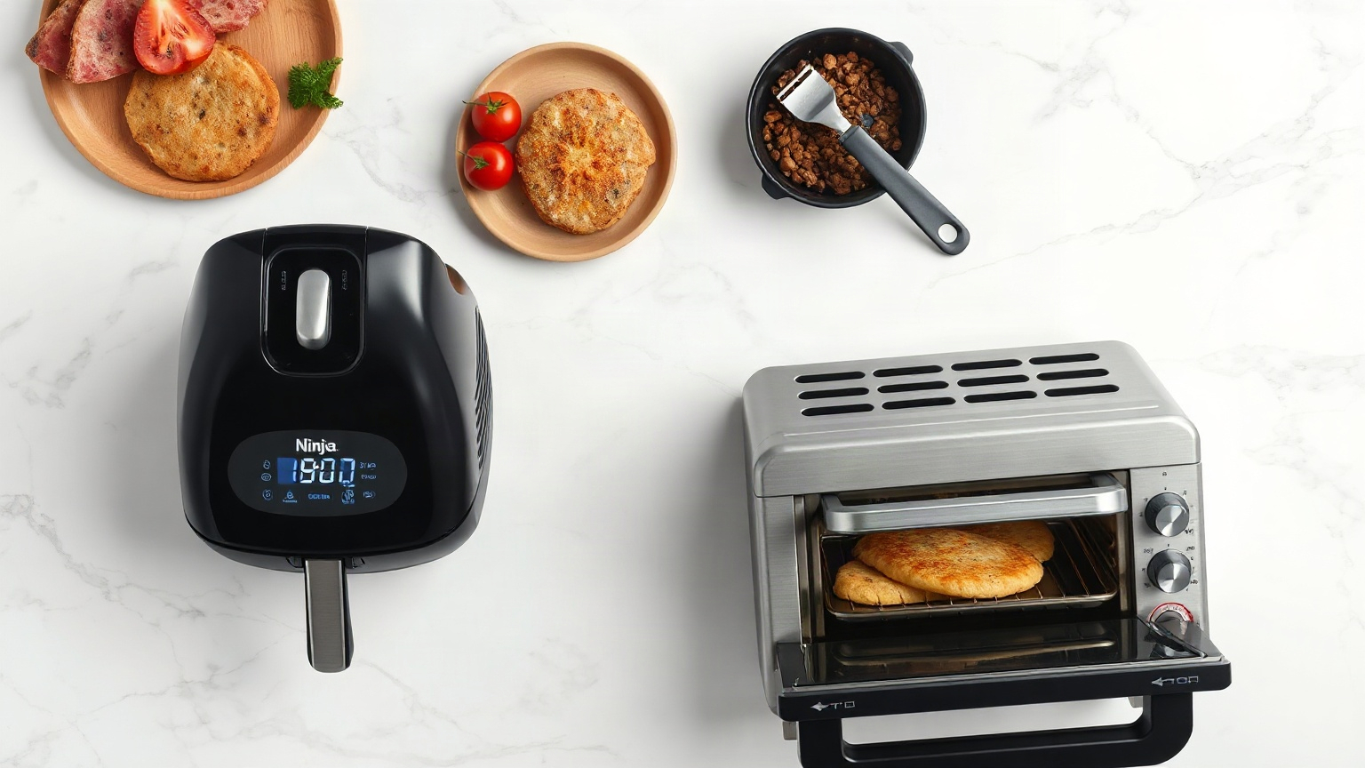 Ninja Foodi digital air fry oven worth it vs Cosori toaster oven