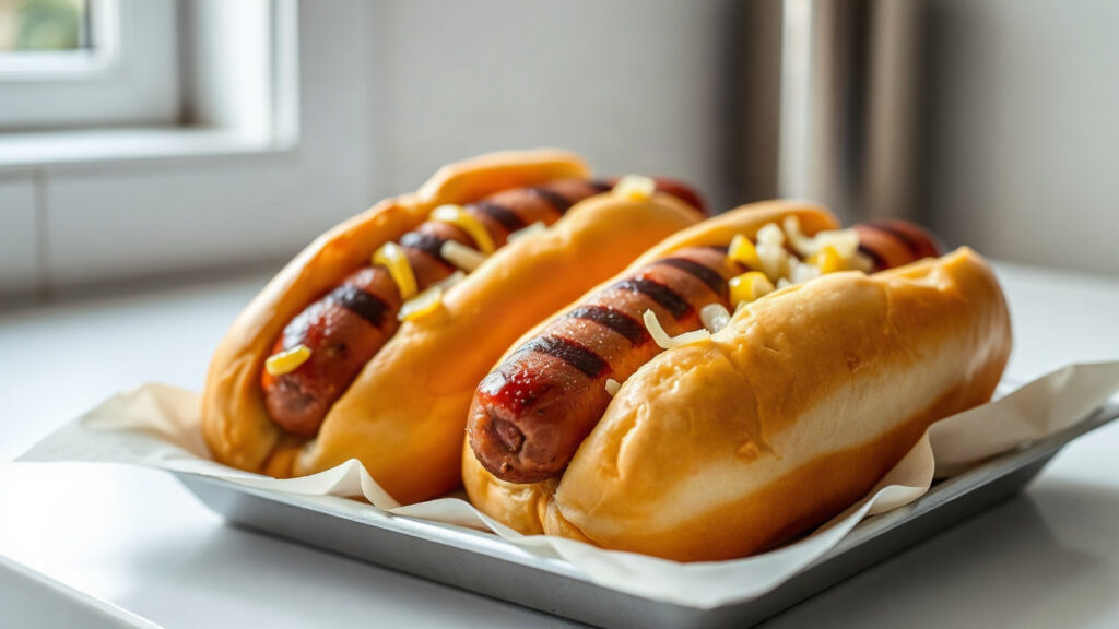 Air Fryer or Toaster Oven Hot Dogs (Crispy Skin, Juicy Inside)
