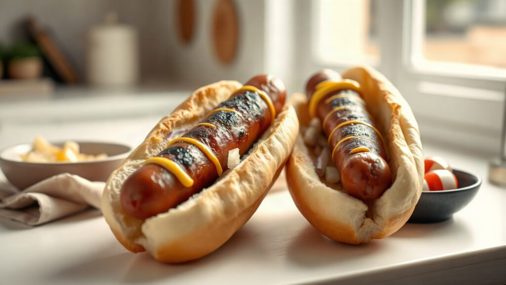 Air Fryer or Toaster Oven Hot Dogs (Crispy Skin, Juicy Inside)