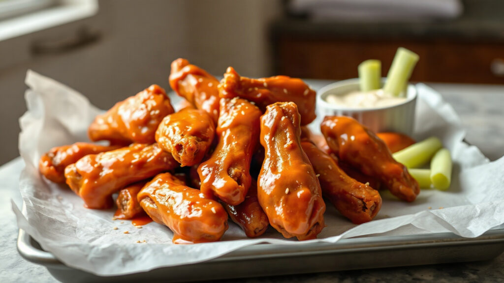 Air Fryer or Toaster Oven Hot Wings (Crispy, Saucy, No Deep Frying)